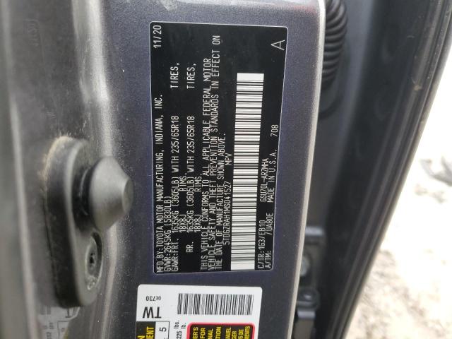 5TDGZRAH1MS041527 - 2021 TOYOTA HIGHLANDER XLE 灰色 照片 13