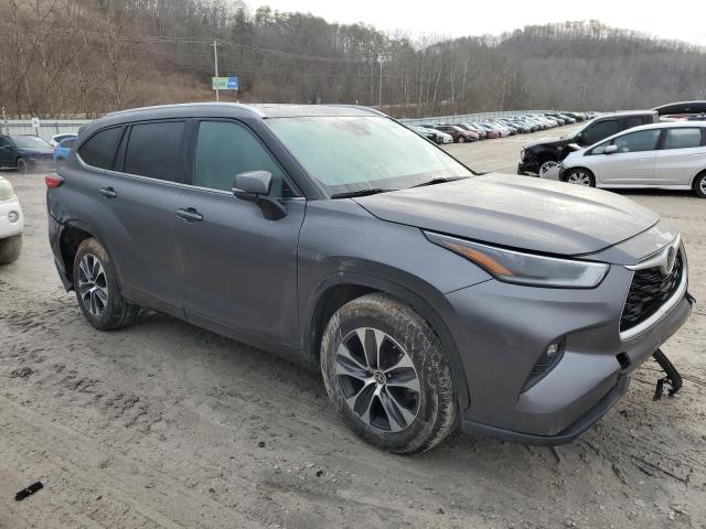5TDGZRAH1MS041527 - 2021 TOYOTA HIGHLANDER XLE 灰色 照片 4