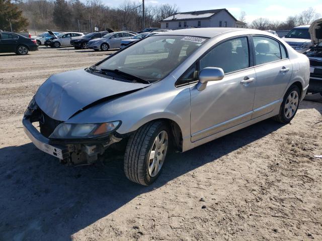 2HGFA16589H540156 - 2009 HONDA CIVIC LX SILVER photo 1