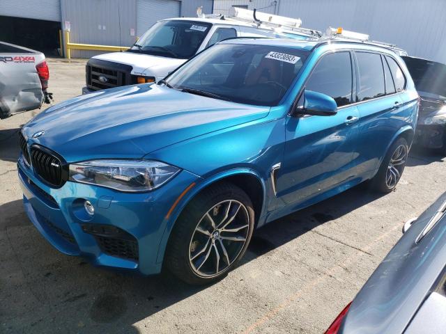 5YMKT6C56F0C89656 - 2015 BMW X5 M BLUE photo 1