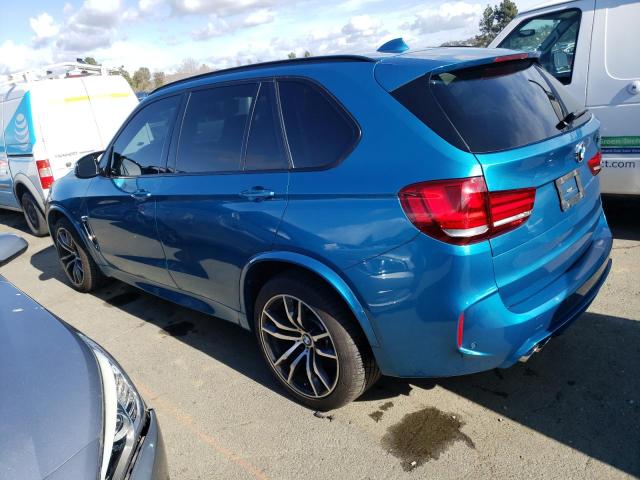 5YMKT6C56F0C89656 - 2015 BMW X5 M BLUE photo 2