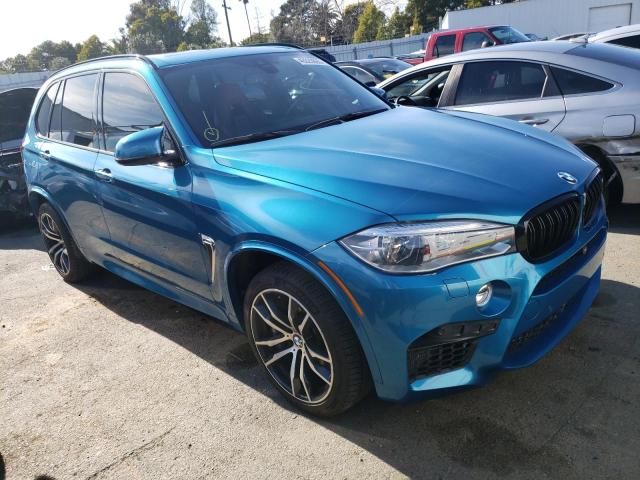 5YMKT6C56F0C89656 - 2015 BMW X5 M BLUE photo 4