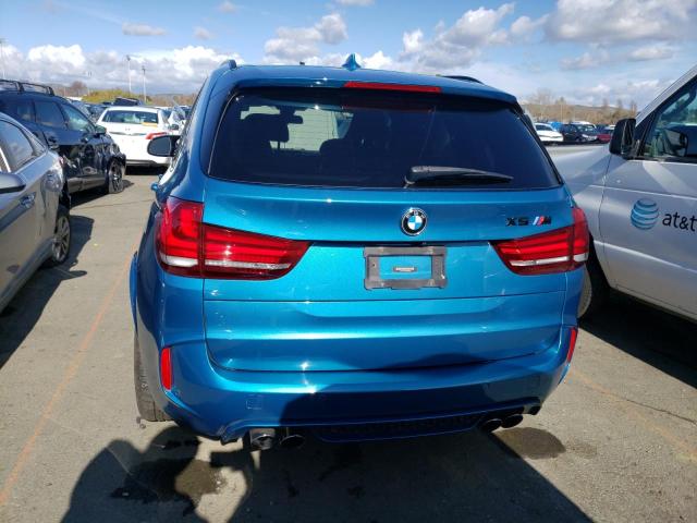 5YMKT6C56F0C89656 - 2015 BMW X5 M BLUE photo 6