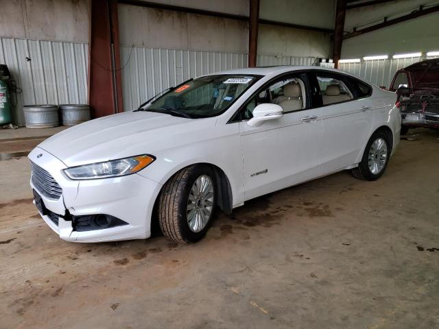 3FA6P0LU0GR327597 - 2016 FORD FUSION SE HYBRID WHITE photo 1