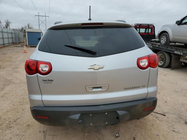 1GNKRFED7BJ131248 - 2011 CHEVROLET TRAVERSE LS SILVER photo 6