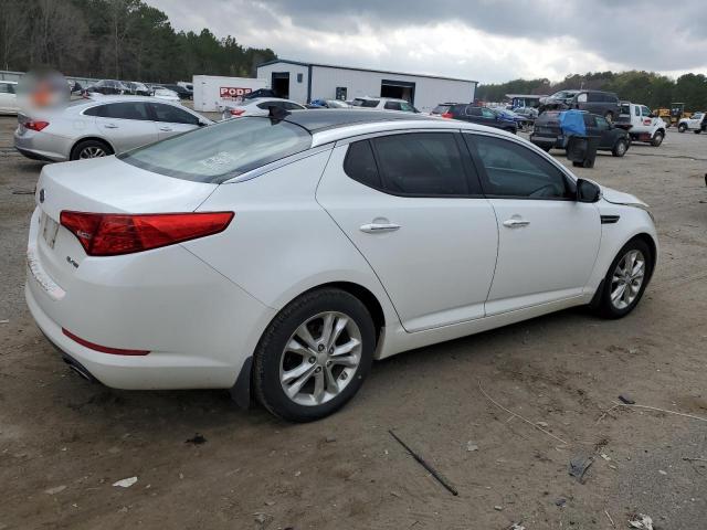 5XXGN4A70CG042304 - 2012 KIA OPTIMA EX WHITE photo 3