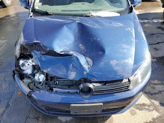 3VWPL7AJXDM674422 - 2013 VOLKSWAGEN JETTA TDI BLUE photo 11