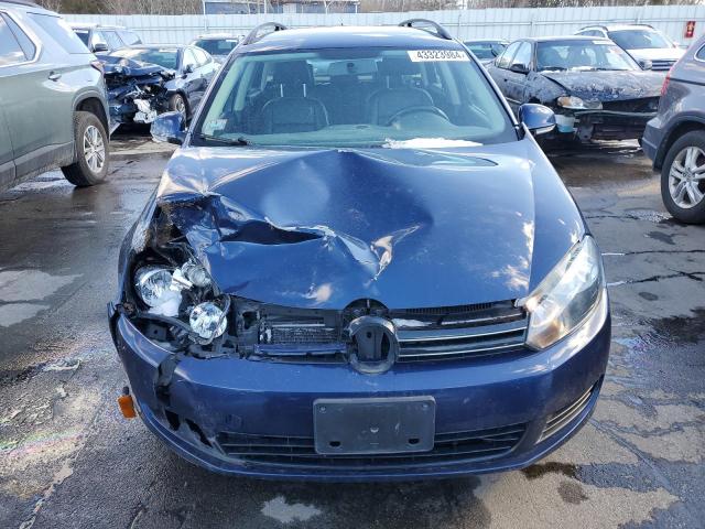 3VWPL7AJXDM674422 - 2013 VOLKSWAGEN JETTA TDI BLUE photo 5