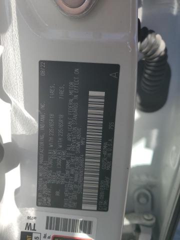 5TDGZRBH6NS588874 - 2022 TOYOTA HIGHLANDER XLE 白色 照片 13