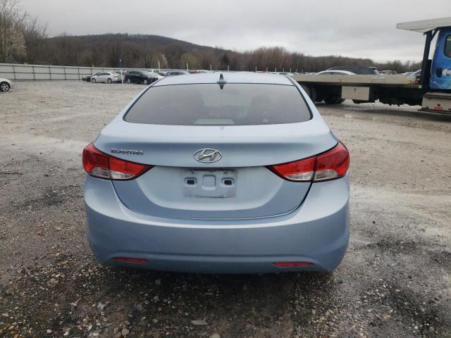 KMHDH4AE5BU107662 - 2011 HYUNDAI ELANTRA GLS BLUE photo 6