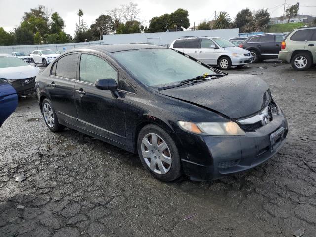 2HGFA1F56BH300531 - 2011 HONDA CIVIC LX BLACK photo 4