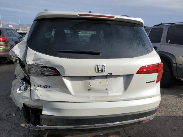 5FNYF5H93HB048008 - 2017 HONDA PILOT TOURING WHITE photo 6