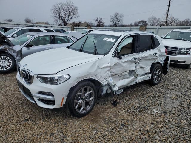 5UXTY5C09M9E84929 - 2021 BMW X3 XDRIVE30I WHITE photo 1