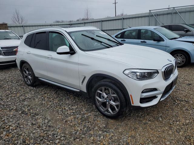 5UXTY5C09M9E84929 - 2021 BMW X3 XDRIVE30I WHITE photo 4