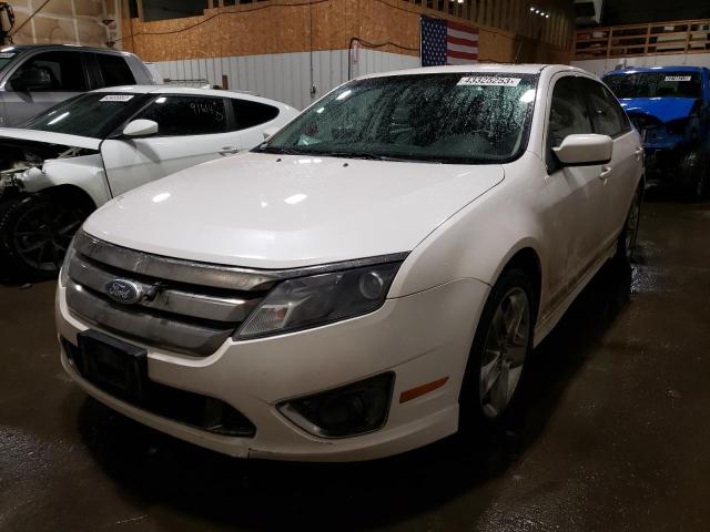 3FAHP0DCXBR184875 - 2011 FORD FUSION SPORT WHITE photo 1