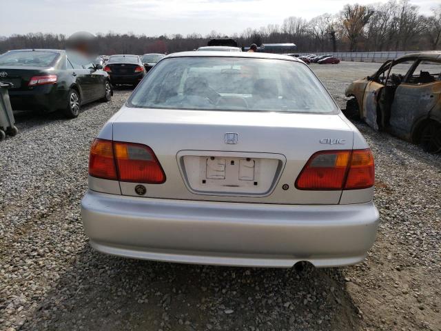 2HGEJ6610YH533500 - 2000 HONDA CIVIC BASE SILVER photo 6