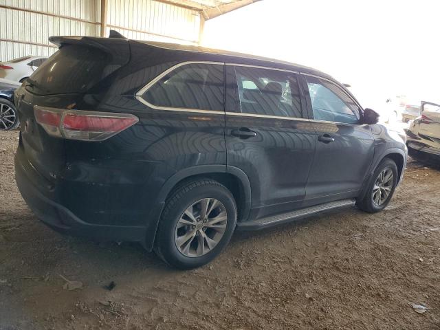 5TDKKRFH4FS085614 - 2015 TOYOTA HIGHLANDER XLE BLACK photo 3