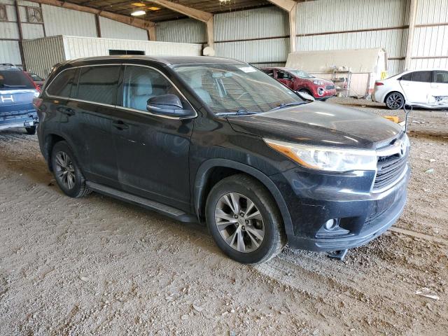 5TDKKRFH4FS085614 - 2015 TOYOTA HIGHLANDER XLE BLACK photo 4