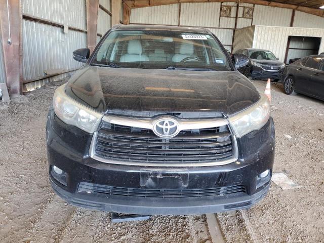 5TDKKRFH4FS085614 - 2015 TOYOTA HIGHLANDER XLE BLACK photo 5
