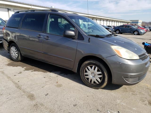 5TDZA23C35S324084 - 2005 TOYOTA SIENNA CE GRAY photo 4