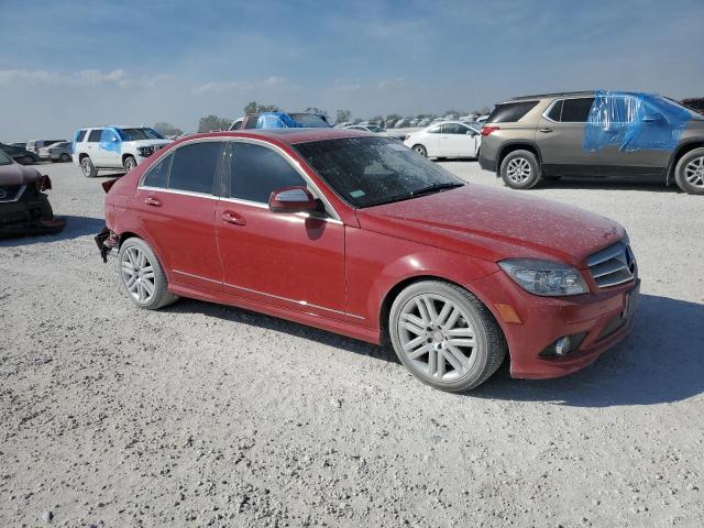 WDDGF54X78R031390 - 2008 MERCEDES-BENZ C 300 RED photo 4