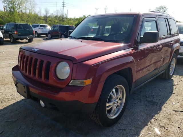 1C4NJPFB3DD174888 - 2013 JEEP PATRIOT LATITUDE MAROON photo 2