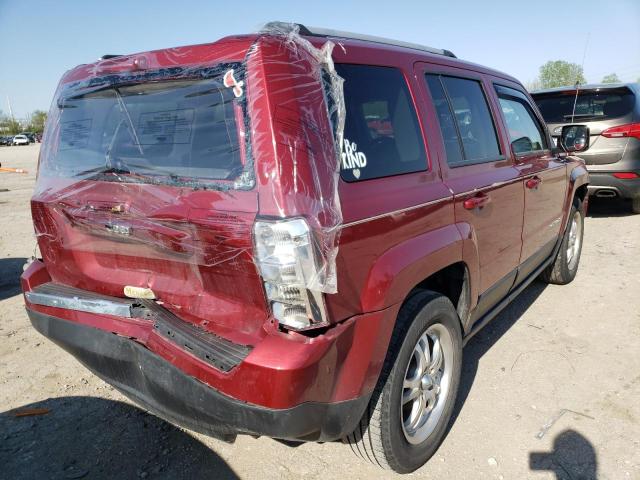 1C4NJPFB3DD174888 - 2013 JEEP PATRIOT LATITUDE MAROON photo 4