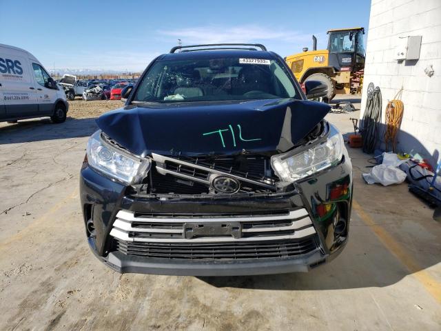 5TDZZRFH4KS296798 - 2019 TOYOTA HIGHLANDER LE BLACK photo 5