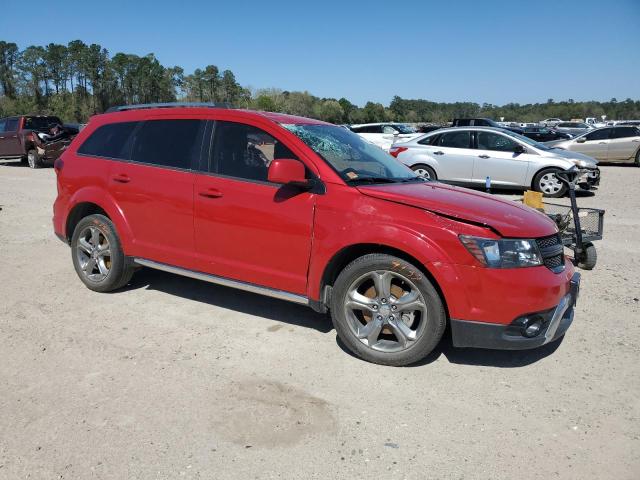 3C4PDCGG8HT545112 - 2017 DODGE JOURNEY CROSSROAD RED photo 4