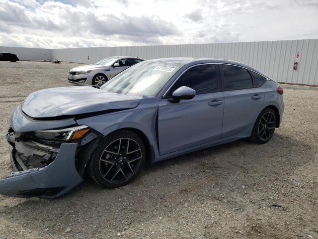 19XFL1H87NE001372 - 2022 HONDA CIVIC SPORT TOURING GRAY photo 1