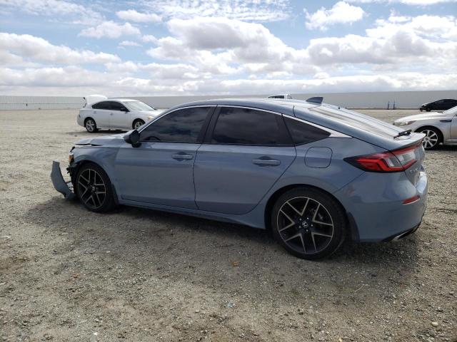 19XFL1H87NE001372 - 2022 HONDA CIVIC SPORT TOURING GRAY photo 2