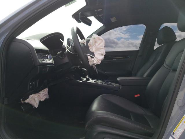 19XFL1H87NE001372 - 2022 HONDA CIVIC SPORT TOURING GRAY photo 7