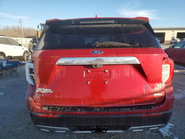 1FMSK8DH1LGD00719 - 2020 FORD EXPLORER XLT RED photo 6