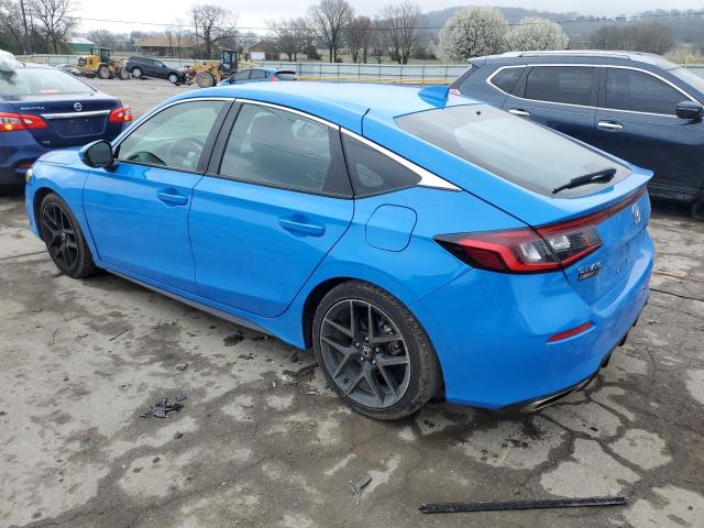 19XFL1H85NE014234 - 2022 HONDA CIVIC SPORT TOURING BLUE photo 2