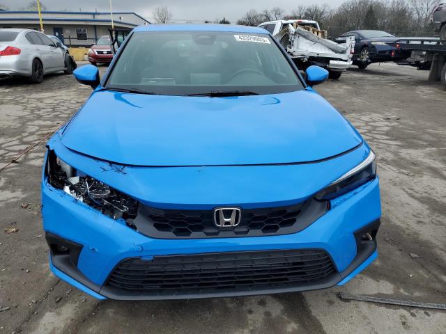 19XFL1H85NE014234 - 2022 HONDA CIVIC SPORT TOURING BLUE photo 5