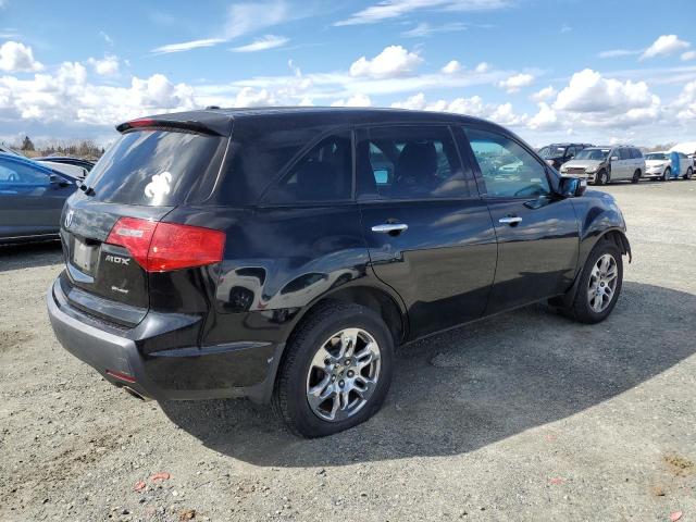 2HNYD283X7H542563 - 2007 ACURA MDX TECHNOLOGY BLACK photo 3