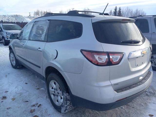 1GNKVFED1EJ261736 - 2014 CHEVROLET TRAVERSE LS SILVER photo 2
