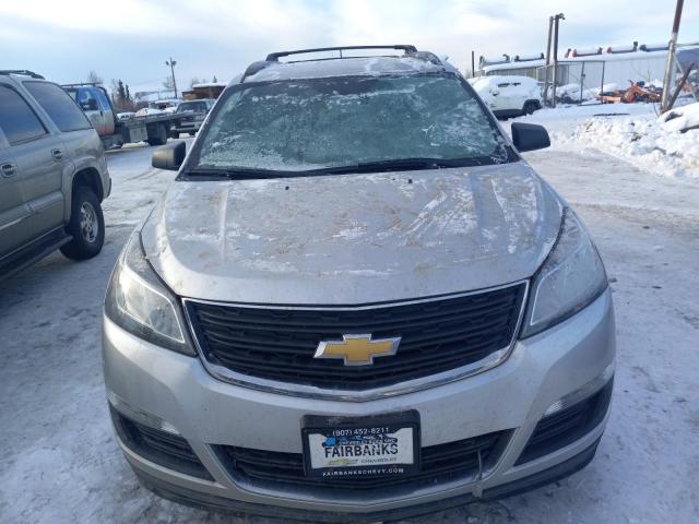 1GNKVFED1EJ261736 - 2014 CHEVROLET TRAVERSE LS SILVER photo 5