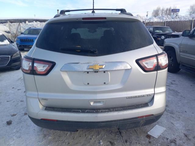 1GNKVFED1EJ261736 - 2014 CHEVROLET TRAVERSE LS SILVER photo 6