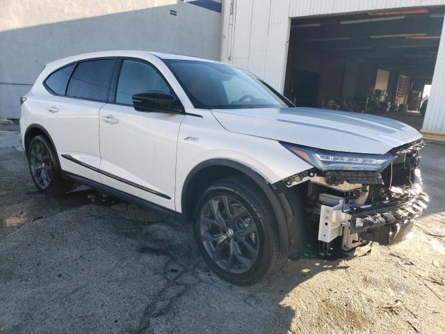 5J8YE1H06PL038194 - 2023 ACURA MDX A-SPEC WHITE photo 4