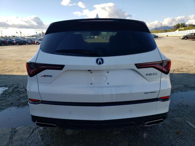 5J8YE1H06PL038194 - 2023 ACURA MDX A-SPEC WHITE photo 6