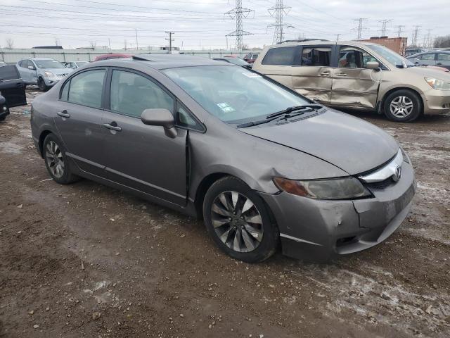 19XFA1F90AE029431 - 2010 HONDA CIVIC EXL GRAY photo 4