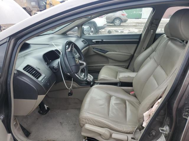 19XFA1F90AE029431 - 2010 HONDA CIVIC EXL GRAY photo 7