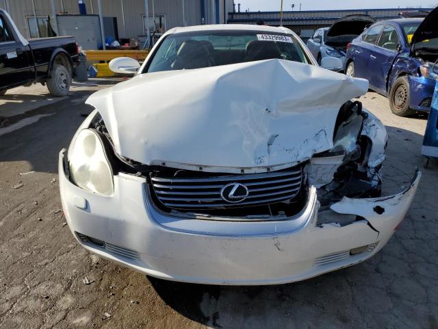 JTHFN48Y320001142 - 2002 LEXUS SC 430 WHITE photo 5