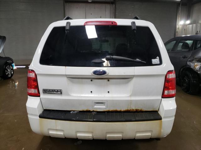 1FMCU5K3XBKC66070 - 2011 FORD ESCAPE HYBRID WHITE photo 6