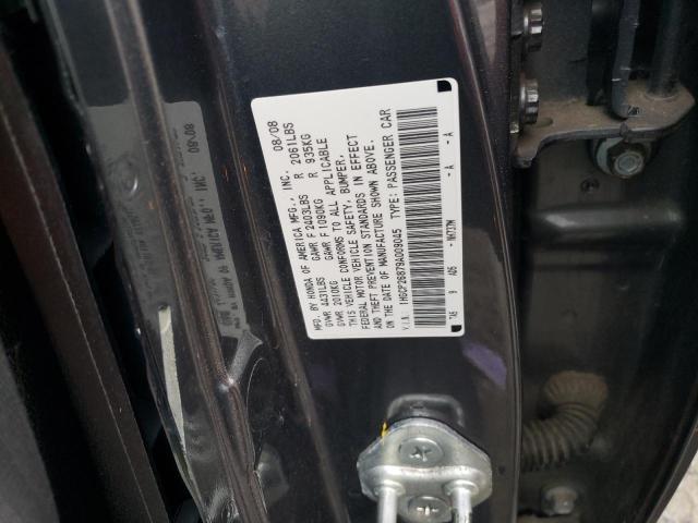 1HGCP26879A009045 - 2009 HONDA ACCORD EXL CHARCOAL photo 12