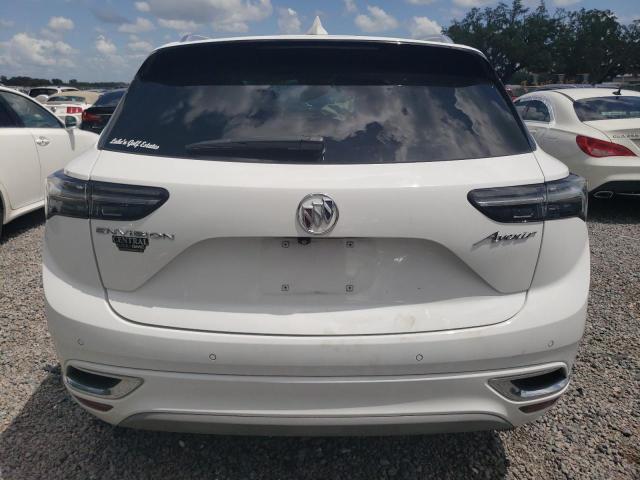 LRBFZRR41MD122678 - 2021 BUICK ENVISION AVENIR WHITE photo 6