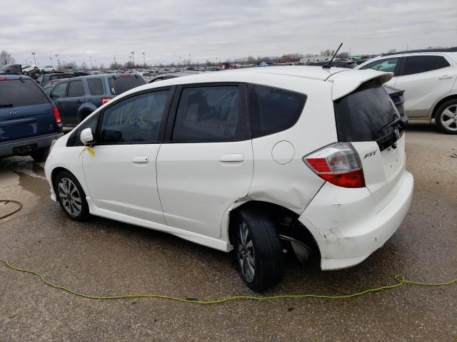 JHMGE8H55DC069929 - 2013 HONDA FIT SPORT WHITE photo 2