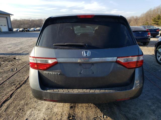 5FNRL5H44CB038940 - 2012 HONDA ODYSSEY EX GRAY photo 6