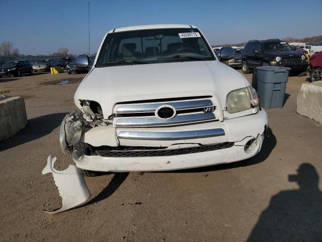 5TBRT34126S479510 - 2006 TOYOTA TUNDRA ACCESS CAB SR5 WHITE photo 5